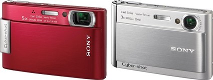 Sony Cybershot T70 e T200: due fotocamere tascabili con sensore da 8 megapixel e display touchscreen, disponibili in tanti colori trendy