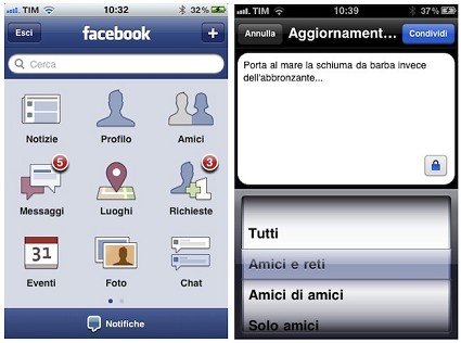 Facebook Places disponibile anche in Italia. Come funziona l?applicazione