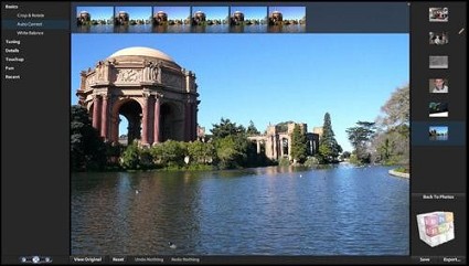 Adobe Photoshop Express, versione Web-based gratuita del programma di grafica pi?? usato nel mondo