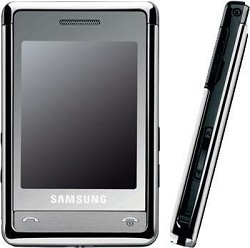 Telefonino Samsung Armani SGH P520, con schermo touchscreen, fotocamera da 3 megapixel e tecnologia Wi-Fi