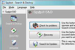 Eliminare spyware e malware dal PC tramite Spybot 1.5, software gratuito