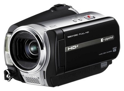 Videocamere Toshiba Gigashot A100F e A40F: macchine da ripresa digitale compattissime con risoluzione Full HD
