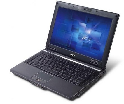 Notebook Acer TravelMate 6292, ideali per l?ÇÖutenza business. Schermo da 12,1 pollici e architettura Intel Santa Rosa.