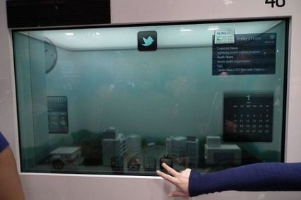 Monitor 22 pollici trasparente da Samsung: i dettagli