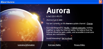 Mozilla Firefox 6 Aurora: anticipazioni caratteristiche