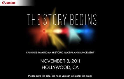 L'annuncio storico di Canon il 3 novembre a Hollywood: scopriremo cosa c'? dopo la gamma di reflex digitali Canon EOS-1D?