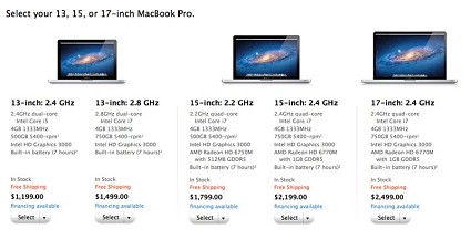 Apple rinnova la gamma dei MacBook Pro: pi?? potenza di calcolo e di elaborazione grafica