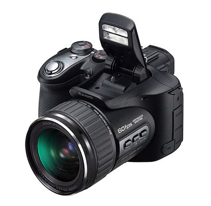 Fotocamera digitale Casio Pro Ex-F1: la pi?? alta velocit? di scatti in sequenza disponibili per una non-reflex. Video hd in alta definizione.