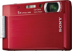Fotocamere digitali Sony T100 Cyber-Shot con ingrandimento ottico 5x
