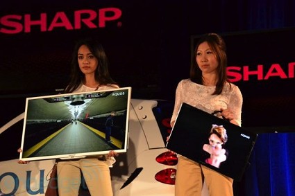 Sharp rinnova la gamma di televisori LED LCD HDTV e al CES presenta un 80 pollici con supporto 3D