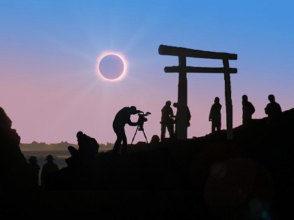 Panasonic: diretta streaming dal Monte Fuij per l'eclissi solare del prossimo 20 maggio 2012