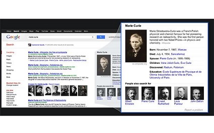 Entra in funzione il Google Knowledge Graph: da oggi il web ?� un po' pi?? semantico