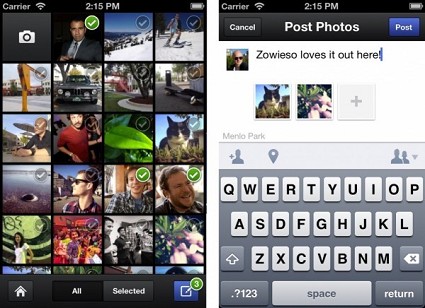 Facebook Camera: l'esordio dell'app fotografica per iPhone