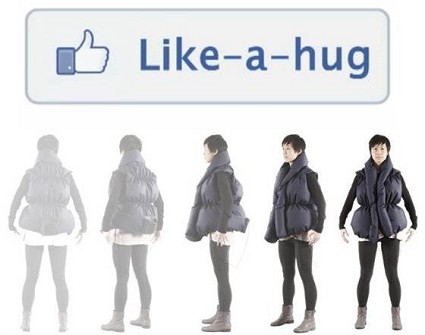 Like-A-Hug, la giacca che ti abbraccia ad ogni 'Mi piace' 