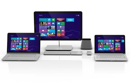 Nuovi computer  all-in-one e portatili Touch Vizio con Windows 8 