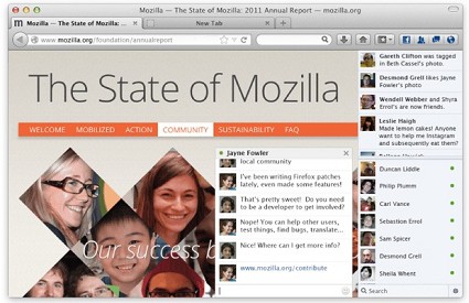 Mozilla Firefox 17: ecco la versione che integra Facebook Messenger