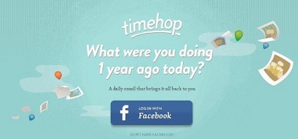 Timehop: l'app per iOS che ti porta indietro nel tempo