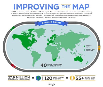 Ground truth: Google Maps si aggiorna in 10 paesi europei