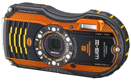 Caratteristiche tecniche fotocamera rugged Pentax WG-3