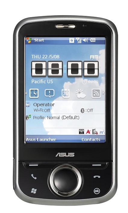 Asus P320: nuovo pda phone leggerissimo e dalla dimensioni di una carta di credito con telefono, gps, wi-fi e fotocamera da 2 megapixel inclusi. In vendita da giugno