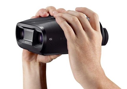 Nuovissimo binocolo digitale Sony DEV-50V: zoom 25x e registrazione video 3D!