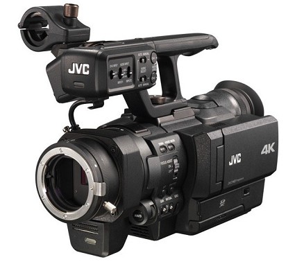 Nuova videocamera JVC JY-HMQ30 con ottiche intercambiabili Nikon F-Mount