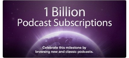 Apple iTunes: 1 miliardo di abbonamenti ai podcast dal 2005