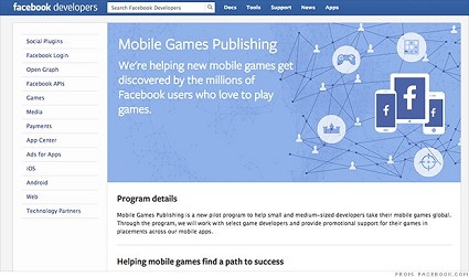 Facebook punta ai videogiochi su smartphone con Mobile Games Publishing