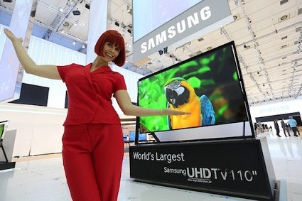 IFA 2013: Samsung S9 HDTV, tv UHD OLED 4K a 98 pollici