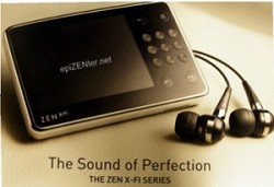 Lettore multimediale Zen X-Fi di Creative dotato della nuova tecnologia X-Fi per una migliore qualit? di audio e video. E con wi-fi per collegarsi ad Internet