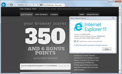 Internet Explorer 11: anteprima per Windows 7 disponibile al download