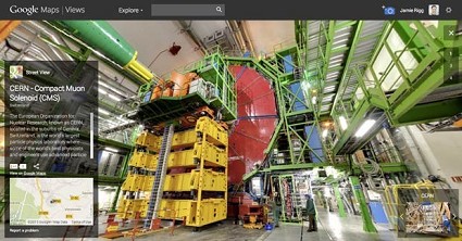 Visita dentro il CERN di Ginevra con Google Street View
