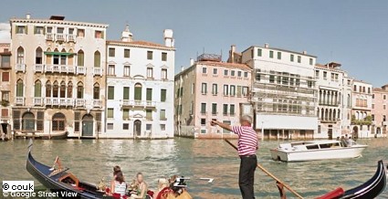Venezia: gita in gondola con Google Street View