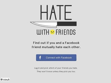 Hate With Friends: l'app per scoprire quali amici di Facebook ti odiano