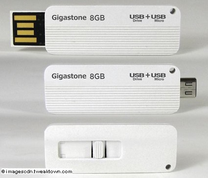 Gigastone On-The-Go: connettore USB multipiattaforma 