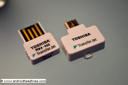Toshiba TransferJet: chiavette adattatore Micro USB/USB per pc e smartphone