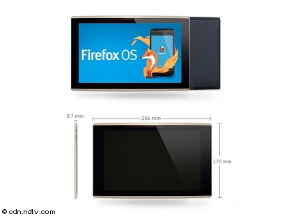 Prototipo Mozilla nFocus New Tab F1, primo tablet con Firefox OS 