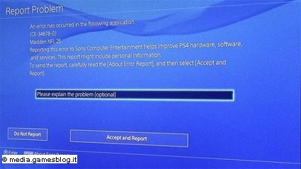 PlayStation 4 errore CE-34878-0: soluzione