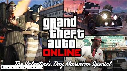 Gta V: aggiornamento disponibile per San Valentino 2014