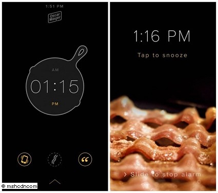 L'iPhone ti sveglia con il profumo e il rumore di pancetta: Bacon Beta Tester di Oscar Mayer