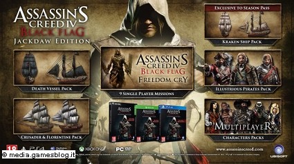 Jackdaw Edition di Assassin?s Creed IV: Black Flag, data di uscita