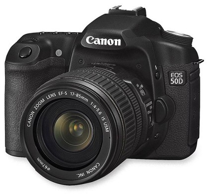 Nuova fotocamera Canon Eos 50D, la reflex da 15,1 megapixel dotata di un processore di immagini innovativo. Non per tutti.  
