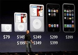 Apple: Steve Jobs presenta le ultime novit?. iPod Classic da 120 GB, Nano 4G e iPod Touch. Caratteristiche tecniche. 