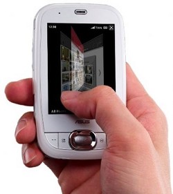 Nuovo Asus P552W: innovativo cellulare con interfaccia touchscreen e GPS integrato e originale nel design. 