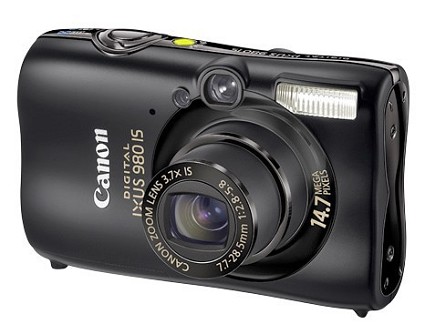 Canon IXUS 980 IS di colore rosso: edizione limitata della nuova compatta ricca di dotazioni e funzioni. 