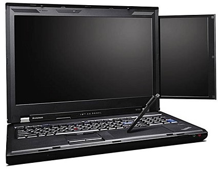 Lenovo W700ds: nuova workstation portatile dotata di due monitor. Caratteristiche tecniche. 