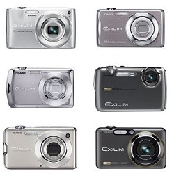 Casio Exilim: nuove fotocamere compatte ad alta velocit? e ricche di funzionalit?. Presentate al Ces 2009. 