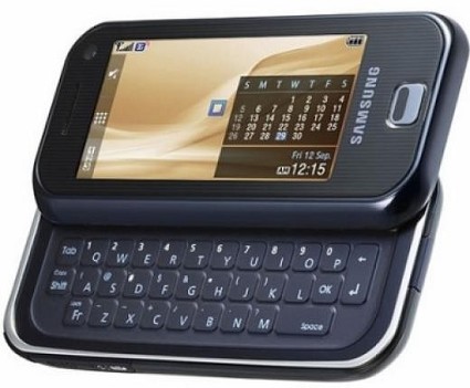 Cellulare Samsung SGH F700: fotocamera da 5 megapixel, touch screen, UMTS HSDPA, tastiera a scomparsa e molto altro ancora