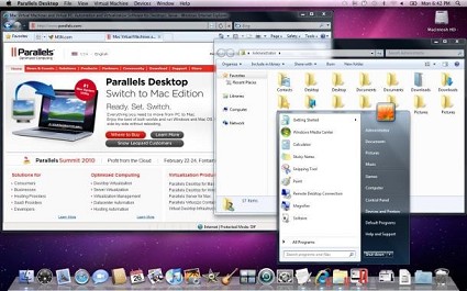 VMware e Parallels aggiornati per Windows 7. Novit? e funzioni