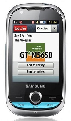 Samsung M5650 Corby Wi-Fi Edition: nuovo cellulare touchscreen pensato per i giovani che amano i social network. Le caratteristiche tecniche